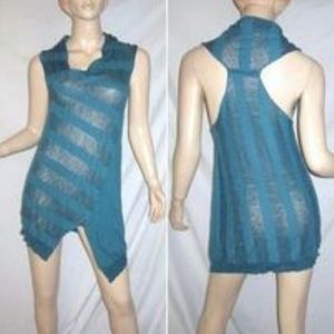 🌟✨ Anthropologie Teal Tunic Sweater Tank